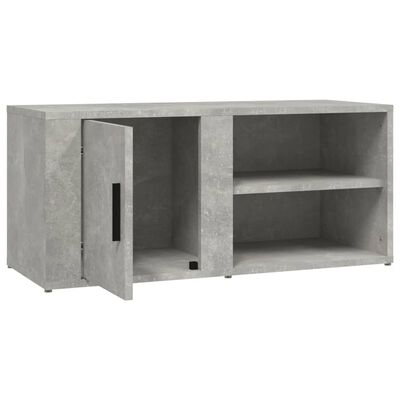 vidaXL TV Cabinets 2 pcs Concrete Grey 80x31.5x36 cm Engineered Wood