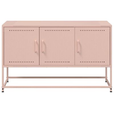 vidaXL TV Cabinet Pink 100.5x39x60.5 cm Steel