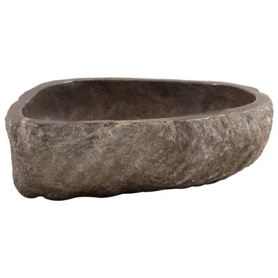 vidaXL Basin River Stone Oval (45-53)x(34-41) cm