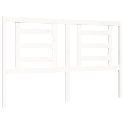 vidaXL Bed Frame without Mattress White 160x200 cm Solid Wood Pine