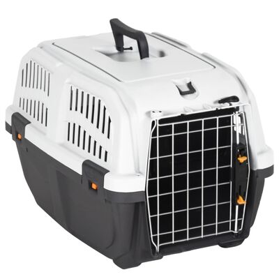 vidaXL Pet Carrier with Metal Door 48x31.5x31 cm Polypropylene