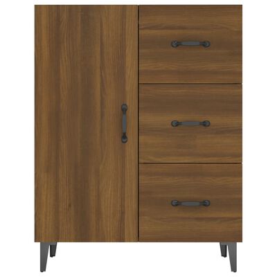 vidaXL Sideboard Brown Oak 69.5x34x90 cm Engineered Wood