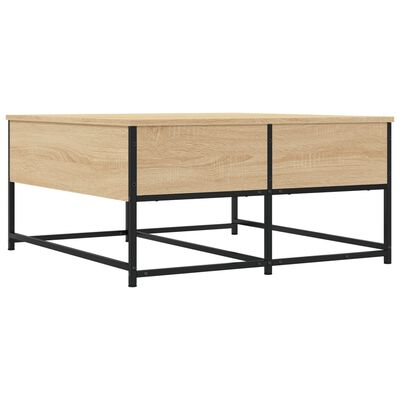 vidaXL Coffee Table Sonoma Oak 80x80x40 cm Engineered Wood