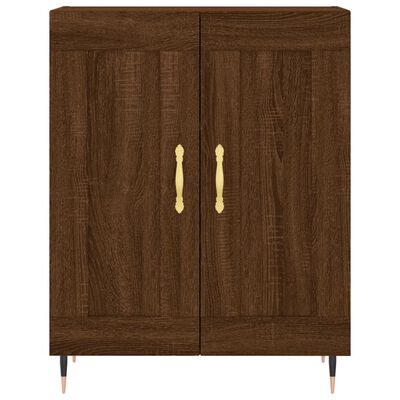 vidaXL Sideboard Brown Oak 69.5x34x90 cm Engineered Wood