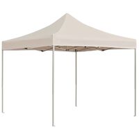 vidaXL Professional Folding Party Tent Aluminium 2x2 m Cream