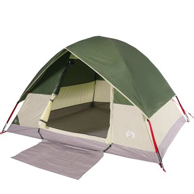 vidaXL Camping Tent Dome 2-Person Green Waterproof