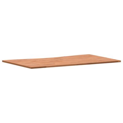 vidaXL Desk Top 100x(55-60)x1.5 cm Solid Wood Beech