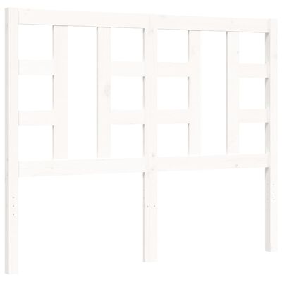 vidaXL Bed Frame without Mattress White 120x200 cm Solid Wood Pine