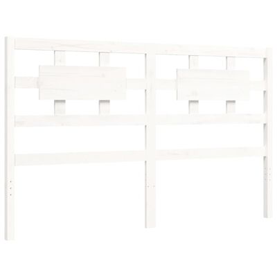 vidaXL Bed Frame without Mattress White 160x200 cm Solid Wood Pine