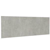 vidaXL Wall Headboard Concrete Grey 240x1.5x80 cm Engineered Wood