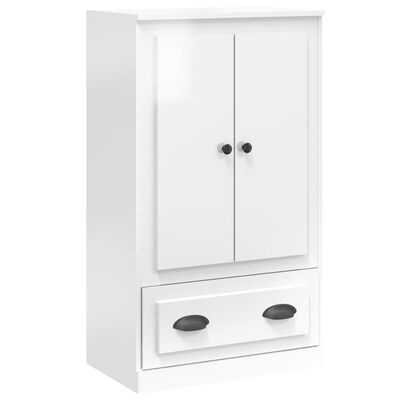 vidaXL Highboard High Gloss White 60x35.5x103.5 cm Engineered Wood