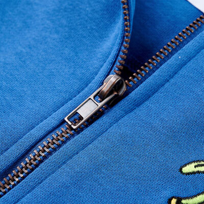 Kids' Hooded Sweatshirt with Zip Blue 92