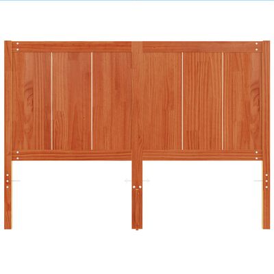 vidaXL Headboard Wax Brown 135 cm Solid Wood Pine