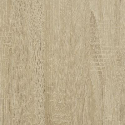 vidaXL Bathroom Cabinet Sonoma Oak 32x25.5x190 cm Engineered Wood