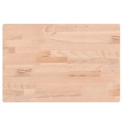 vidaXL Bathroom Countertop 60x40x1.5 cm Solid Wood Beech