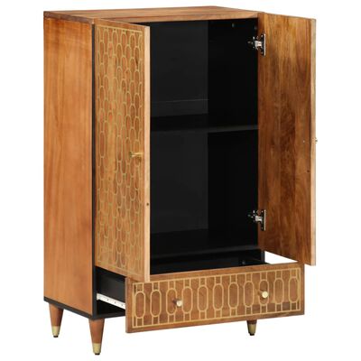 vidaXL Highboard 60x33x100 cm Solid Wood Mango