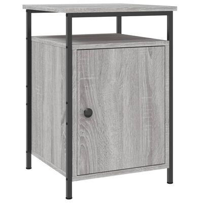 vidaXL Bedside Cabinets 2 pcs Grey Sonoma 40x42x60 cm Engineered Wood