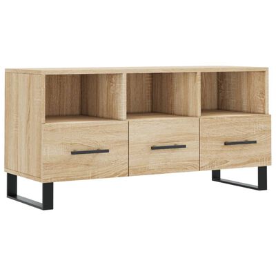 vidaXL TV Cabinet Sonoma Oak 102x36x50 cm Engineered Wood