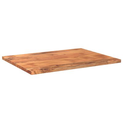 vidaXL Table Top 70x60x3.8 cm Rectangular Solid Wood Acacia