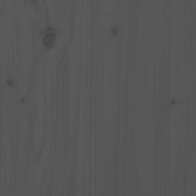 vidaXL Garden Bench Grey 159.5x48x91.5 cm Solid Wood Pine