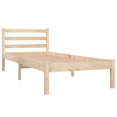 vidaXL Bed Frame without Mattress 75x190 cm Small Single