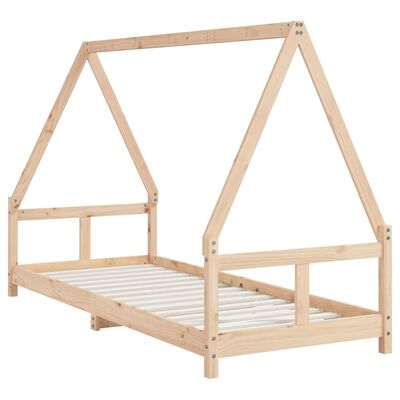 vidaXL Kids Bed Frame 80x200 cm Solid Wood Pine