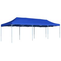 vidaXL Folding Pop-up Party Tent 3x9 m Blue