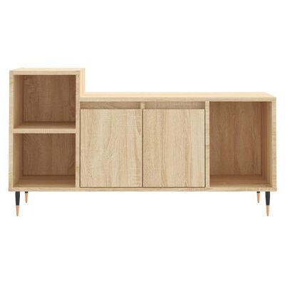 vidaXL TV Cabinet Sonoma Oak 100x35x55 cm Engineered Wood