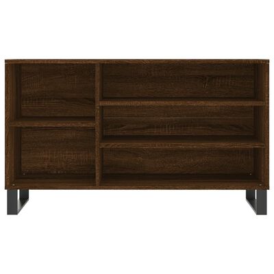 vidaXL Shoe Cabinet Brown Oak 102x36x60 cm Engineered Wood