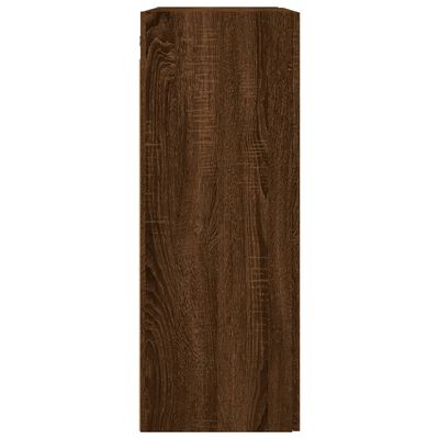 vidaXL Wall Mounted Cabinet Brown Oak 69.5x34x90 cm Engineered Wood