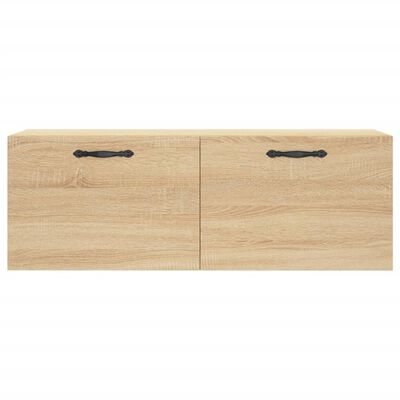 vidaXL Wall Cabinet Sonoma Oak 100x36.5x35 cm Engineered Wood