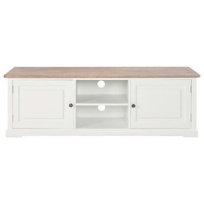 vidaXL TV Cabinet White 110x30x40cm Engineered Wood