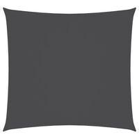 vidaXL Sunshade Sail Oxford Fabric Square 3.6x3.6 m Anthracite