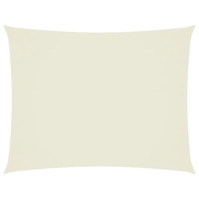 vidaXL Sunshade Sail Oxford Fabric Rectangular 3.5x5 m Cream