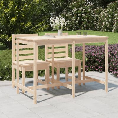 vidaXL Garden Table 159.5x82.5x110 cm Solid Wood Pine