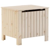 vidaXL Storage Box with Lid RANA 60x49x54 cm Solid Wood Pine