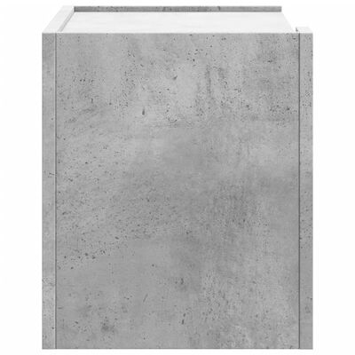 vidaXL Wall-mounted Bedside Cabinets 2 pcs Concrete Grey 45x30x35 cm