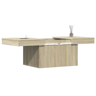 vidaXL Coffee Table Sonoma Oak 100x55x40 cm Engineered Wood