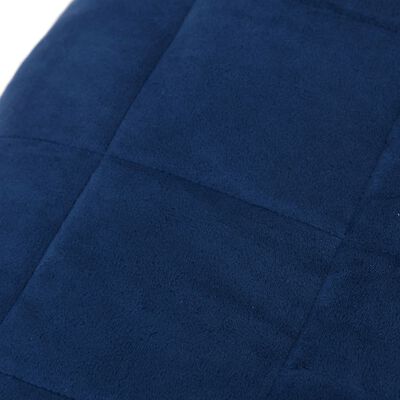 vidaXL Weighted Blanket Blue 152x203 cm 7 kg Fabric