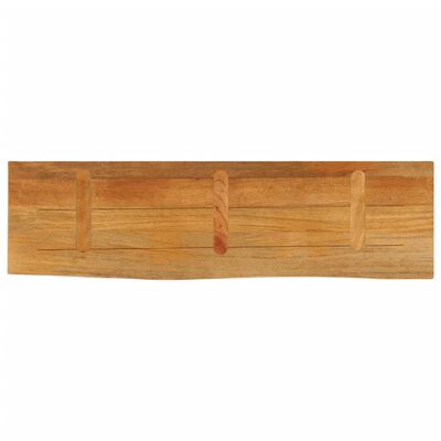 vidaXL Table Top Live Edge 110x30x2.5 cm Solid Wood Mango