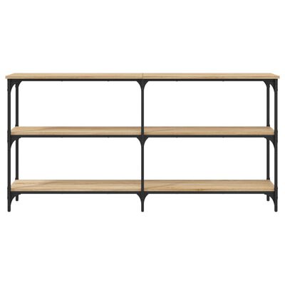 vidaXL Console Table Sonoma Oak 150x29x75 cm Engineered Wood