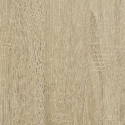 vidaXL Sideboard Sonoma Oak 45x35x75 cm Engineered Wood