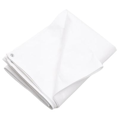 vidaXL Tarpaulin 260 g/m² 2x3 m White HDPE