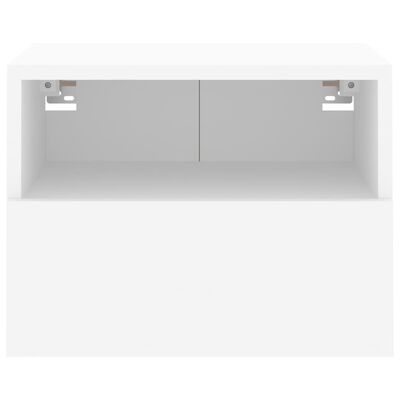 vidaXL TV Wall Cabinets 2 pcs White 40x30x30 cm Engineered Wood