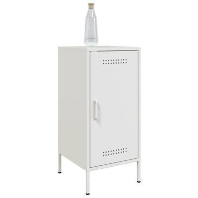 vidaXL Sideboard White 36x39x79 cm Cold-rolled Steel