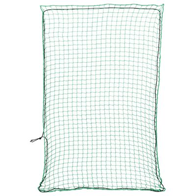 vidaXL Trailer Net with Elastic Rope Green 2.2x1.5 m PP