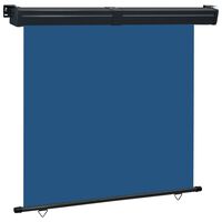 vidaXL Balcony Side Awning 165x250 cm Blue