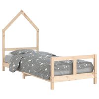 vidaXL Kids Bed Frame 80x200 cm Solid Wood Pine