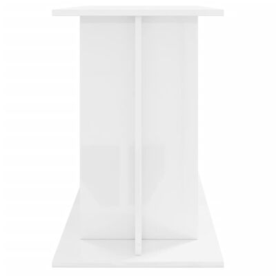 vidaXL Aquarium Stand High Gloss White 120x40x60 cm Engineered Wood