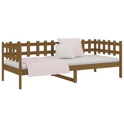 vidaXL Day Bed without Mattress Honey Brown 80x200 cm Solid Wood Pine